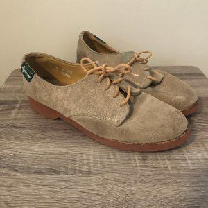 Vintage Tan Suede Shoes
